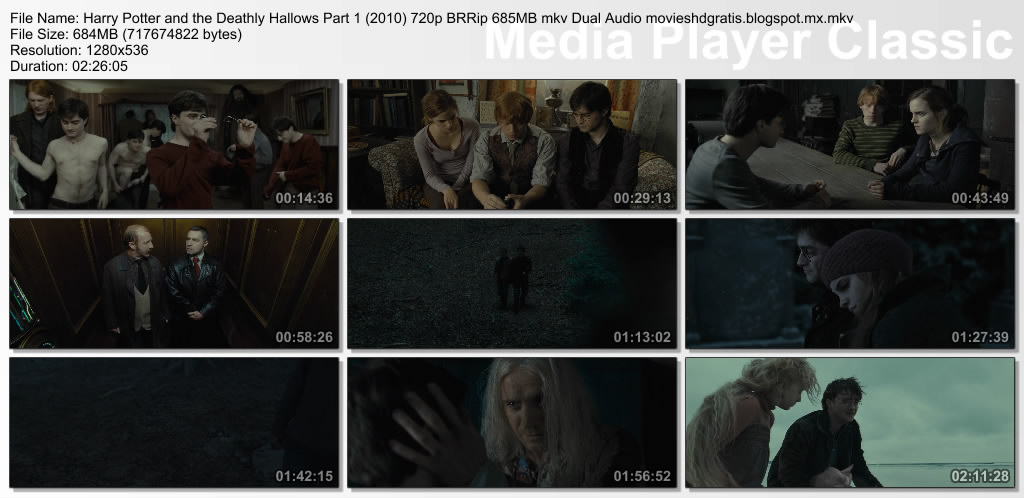 Harry Potter And The Deathly Hallows - Part 1 Dual Audio Hindi 720p